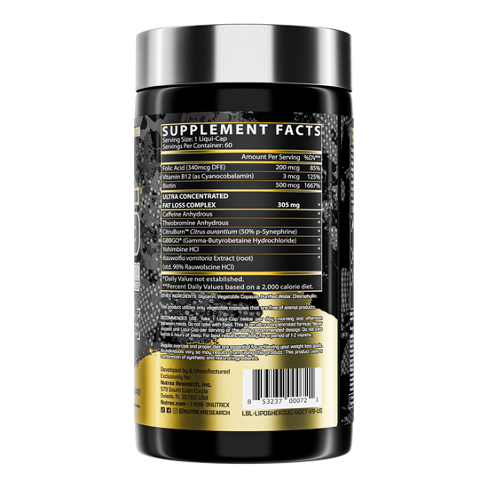 Nutrex - Lipo 6 Hers Ultra Concentrado - 60 Cápsulas