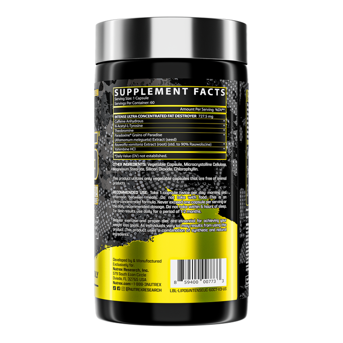 Nutrex - Lipo 6 Ultra Concentrado Intenso - 60 Cápsulas