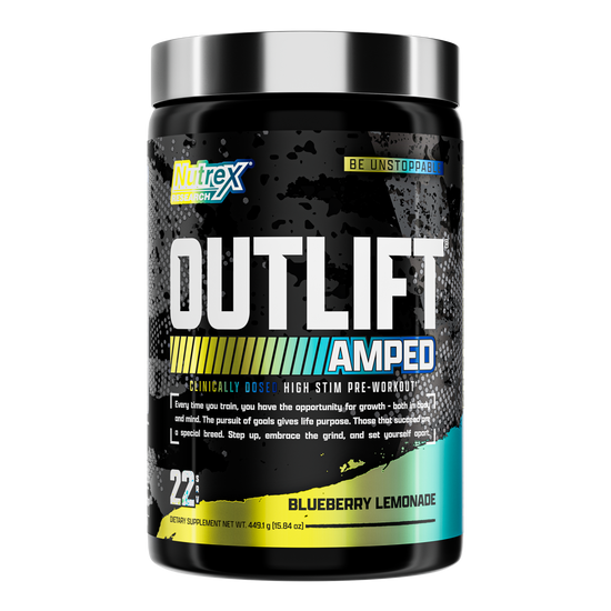 Nutrex - Outlift Amplificado Limonada de Blueberry - 22 Servings